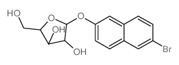 a-L-Arabinofuranoside,6-bromo-2-naphthalenyl (9CI) Structure