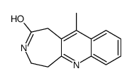 11-methyl-1,3,4,5-tetrahydroazepino[4,5-b]quinolin-2-one结构式