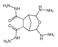 3-Oxa-1,4-dihydrazino-cis-6,7-bicyclo<3.2.1>oktandicarbohydrazid Structure