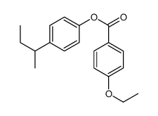 (4-butan-2-ylphenyl) 4-ethoxybenzoate Structure