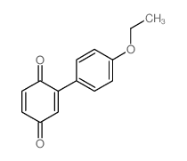 2,5-Cyclohexadiene-1,4-dione,2-(4-ethoxyphenyl)- Structure