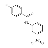 4-chloro-N-(3-nitrophenyl)benzamide结构式