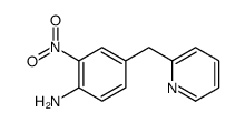 2-nitro-4-(pyridin-2-ylmethyl)aniline Structure