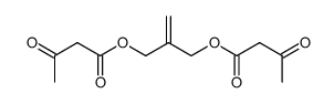 3-Oxo-butyric acid 2-(3-oxo-butyryloxymethyl)-allyl ester结构式