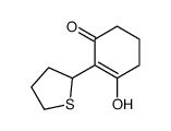 3-hydroxy-2-(thiolan-2-yl)cyclohex-2-en-1-one结构式