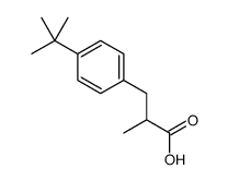 PARA-TERT-BUTYL-ALPHA-METHYLHYDROCINAMMICACID Structure