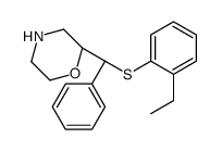 (2S)-2-[(S)-(2-ethylphenyl)sulfanyl-phenylmethyl]morpholine Structure