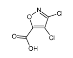 3,4-dichloro-1,2-oxazole-5-carboxylic acid Structure