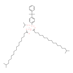 bis(isooctadecanoato-O)[4-(1-methyl-1-phenylethyl)phenolato](propan-2-olato)titanium picture