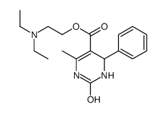 2-diethylaminoethyl 4-methyl-2-oxo-6-phenyl-3,6-dihydro-1H-pyrimidine- 5-carboxylate Structure