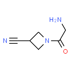 3-Azetidinecarbonitrile,1-(aminoacetyl)-(9CI) Structure