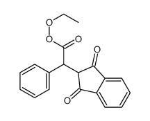 ethyl 2-(1,3-dioxoinden-2-yl)-2-phenylethaneperoxoate Structure