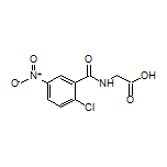 2-(2-Chloro-5-nitrobenzamido)acetic Acid Structure