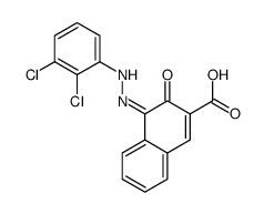 4-[(2,3-dichlorophenyl)azo]-3-hydroxy-2-naphthoic acid Structure