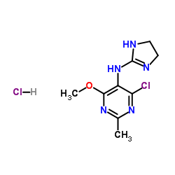 Moxonidine HCl structure