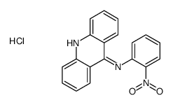 acridin-9-yl-(2-nitrophenyl)azanium,chloride Structure