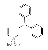 VINYL(DIPHENYLPHOSPHINOETHYL)DIMETHYLSILANE Structure