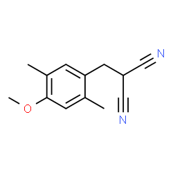 Propanedinitrile, [(4-methoxy-2,5-dimethylphenyl)methyl]- (9CI) structure