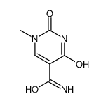 1-甲基-2,4-二氧代-1,2,3,4-四氢嘧啶-5-羧酰胺结构式
