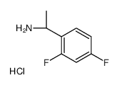 (R)-1-(2,4-Difluorophenyl)ethanamine hydrochloride Structure