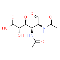 2,3-diacetamido-2,3-dideoxymannuronic acid结构式