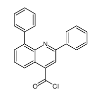 2,8-diphenyl-quinoline-4-carbonyl chloride Structure