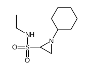 1-cyclohexyl-N-ethylaziridine-2-sulfonamide Structure