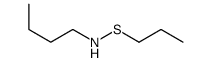 N-propylsulfanylbutan-1-amine Structure