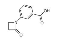 3-(2-oxoazetidin-1-yl)benzoic acid Structure