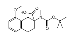 2-N-BOC-8-METHOXY-2-METHYLAMINO-1,2,3,4-TETRAHYDRO-NAPHTHALENE-2-CARBOXYLICACID picture