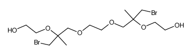 4,11-bis(bromomethyl)-4,11-dimethyl-3,6,9,12-tetraoxatetradecane-1,14-diol Structure