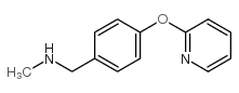 N-METHYL-N-[4-(PYRIDIN-2-YLOXY)BENZYL]AMINE structure