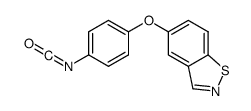 5-(4-isocyanatophenoxy)-1,2-benzothiazole Structure