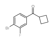 4-BROMO-3-FLUOROPHENYL CYCLOBUTYL KETONE picture