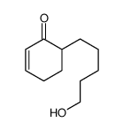 6-(5-hydroxypentyl)cyclohex-2-en-1-one Structure