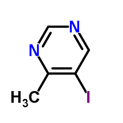 5-碘-4-甲基嘧啶结构式