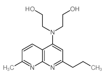 2-[2-hydroxyethyl-(7-methyl-2-propyl-1,8-naphthyridin-4-yl)amino]ethanol picture