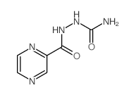 (pyrazine-2-carbonylamino)urea结构式