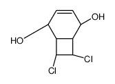 (1S,2S,5R,6R,7R,8S)-7,8-dichlorobicyclo[4.2.0]oct-3-ene-2,5-diol结构式