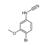 (4-bromo-3-methoxyphenyl)cyanamide Structure