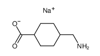 Sodium; 4-aminomethyl-cyclohexanecarboxylate结构式