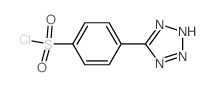 4-(2氢-四唑-5)苯磺酰氯结构式