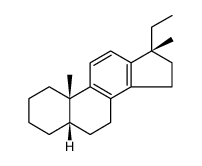 18-Norpregna-8,11,13-triene, 17-methyl-, (5β,17α)结构式