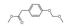 methyl 2-(4-methoxymethoxyphenyl)acetate结构式