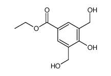 4-hydroxy-3,5-bis(hydroxymethyl)benzoic acid ethyl ester结构式