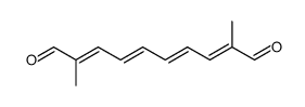 2,9-dimethyl-deca-2t,4t,6t,8t-tetraenedial Structure