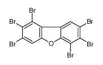 1,2,3,6,7,8-hexabromodibenzofuran structure