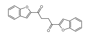 1,4-di(benzofuran-2-yl)butane-1,4-dione结构式