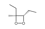 (3S,4S)-3,4-diethyl-3-methyl-1,2-dioxetane Structure