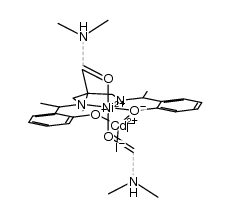 Ni((CH3)2C(CH2NHCH(CH3)C6H4O)2)*CdI2*(DMF)2结构式